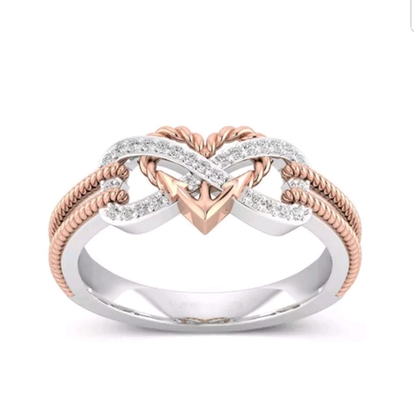 @ Jewelry - **New friendship infinity rose gold Cz ring